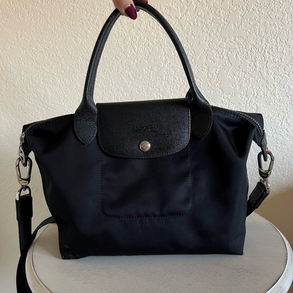 Longchamp Le Pilage - Crossbody Bag - Black